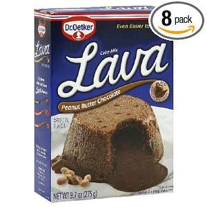 Oetker Lava Cake with Peanut Butter Chocolate Filling, 9.7 Ounce Boxes 