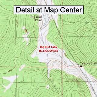  USGS Topographic Quadrangle Map   Big Bud Tank, Arizona 