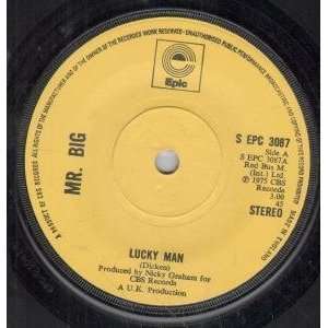  LUCKY MAN 7 INCH (7 VINYL 45) UK EPIC 1975 MR BIG (70S 