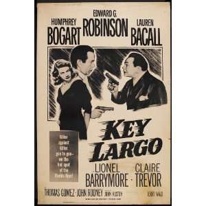 Key Largo (1948) 27 x 40 Movie Poster Style J