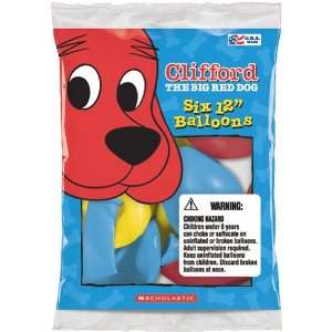  the Big Red Dog Party Supplies Latex 12 Balloons