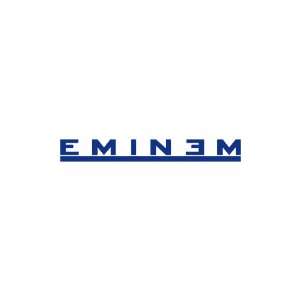  Eminem Small 6 wide BLUE vinyl window decal sticker 