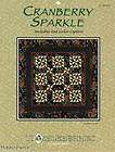 Thimbleberries~CRANBERRY SPARKLE~Wall Quilt Pattern~NEW