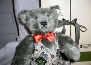 STEIFF TEDDY BEAR, MUSICAL HARRODS, 650680, MOHAIR,VICTORIAN LTD ED 