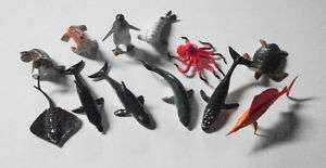   Creatures Assorted Ocean Fish Beach Party Favor Toy Lot of 12  