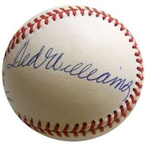  Ted Williams & Bill Terry Autographed Baseball (James 