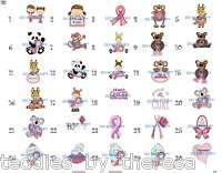 Breast Cancer Awareness Nail Decalsyou pick set of 20  