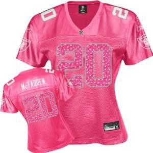 Reebok Oakland Raiders Darren McFadden Womens Pink Sweetheart Jersey