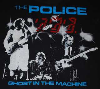 VTG POLICE GHOST IN THE MACHINE TOUR T  SHIRT 1982 S  