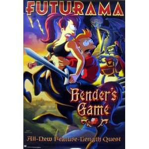 Futurama Benders Game Poster 27 x 40 (approx.)