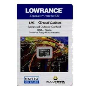  LOWRANCE OUTDOOR US GREAT LAKES CHART FOR ENDURA SERIES 