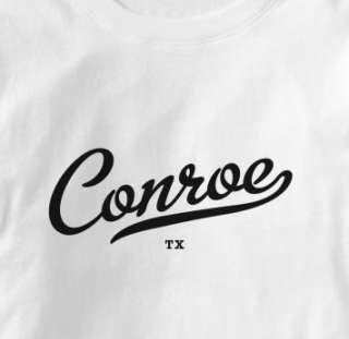 Conroe Texas TX METRO Hometown Souvenir T Shirt XL  