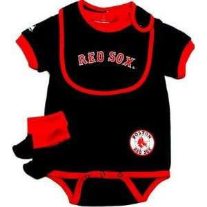 NEWBORN Baby Infant Boston Red Sox Onesie Bib Booties  