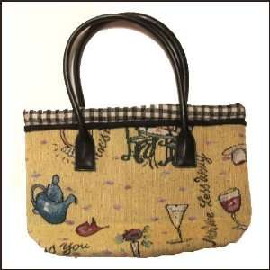 Bistro Cafe Tapestry Tote Bag