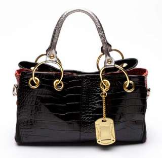 Luxury Women Boston Tote/Shopper Shoulder Handbag Purse Bag  