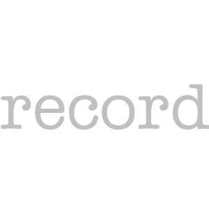record Giant Word Wall Sticker 