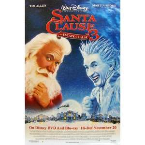  Santa Clause 3 Movie Poster 27x40