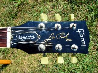 1991 Gibson Les Paul Standard Ebony Pearly Gates Bridge  