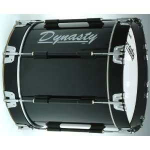   26X14 Marching Bass Drum Black w/ Silver Hdwr Musical Instruments