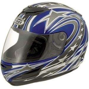  GMax GM58 Helmet   Large/Blue/Black/White Automotive