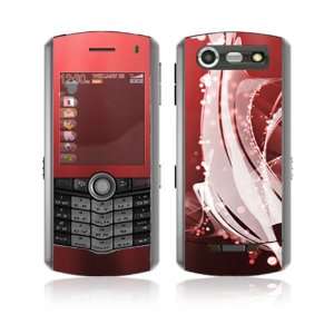 BlackBerry Pearl 8110 8120 8130 Decal Vinyl Skin   Abstract Feather
