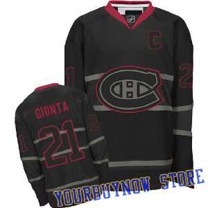 NHL Gear   Brian Gionta #21 Montreal Canadiens Black Ice Jersey Hockey 