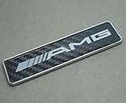 AMG Carbon Fiber & Aluminum Badge emblem For Mercedes Benz SLS C63 AMG 