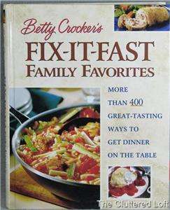   FAMILY FAVORITES 2000 1st Edition HC LN 400+ Dinners 9781579543266