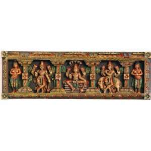  Three Forms of Vishnu Enshrining a Triple Niched Sanctum 