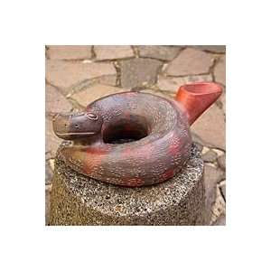  NOVICA Pre Hispanic Snake, vessel