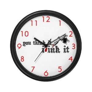  INK IT Designer Tattoo Wall Clock by 