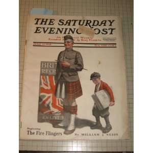 1918 Saturday Evening Post Dean Cornwell Illustrations   WW1 Aviation 
