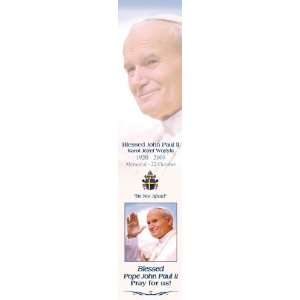  Blessed Pope John Paul II Bookmark with Holy Prayer Card 