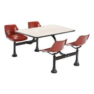  OFM Laminate Group Cluster Table And 4 Chairs (Various 