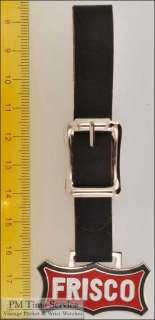 Frisco leather strap watch fob  