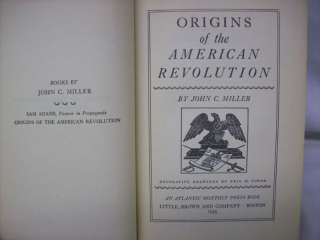 Origins of the American Revolution by John Miller 1943  