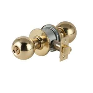  Schlage A70PD 605 Bright Brass Classroom Lock Orbit Handle 