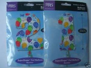 34 foil balloons 21 pattern £ 11 99