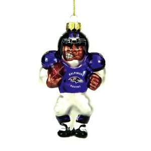  Baltimore Ravens Nfl Glass Player Ornament (4 African 