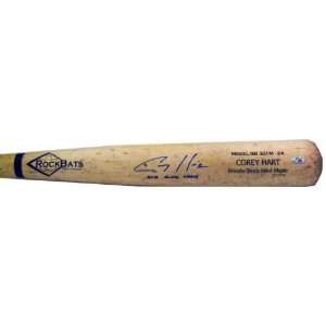   2010 Game Used Blue Rock Bat   Autographed MLB Bats