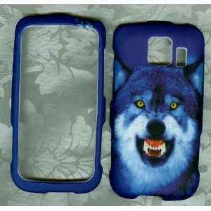  Blue Wolf RUBBERIZED SPRINT LG OPTIMUS S LS670 HARD CASE 