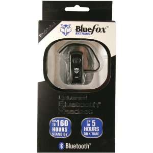  BlueFox Bluetooth Headset   Retail Packaging   Black Cell 