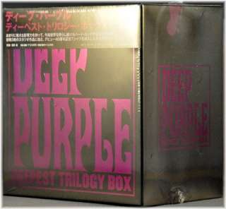 New DEEP PURPLE Deepest Trilogy BOX 3 K2HD Japan Mini LP CDs Xtremly 