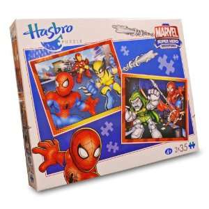  Marvel Super Hero Adventures Jigsaw Puzzle 2x 35pc Toys & Games
