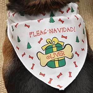  Personalized Christmas Dog Bandana