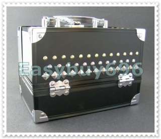 NEW MAKE UP FOR EVER Rock N Roll Metro Stylish Train Case makeup case 