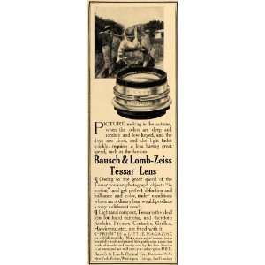  1907 Ad Bausch & Lomb Zeiss Tessar Lens Deer Hunting 