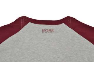 HUGO BOSS Big Logo Muscle Shirt Sweater Sweatshirt Long Sleeve T Shirt 