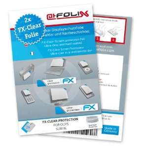  2 x atFoliX FX Clear Invisible screen protector for Odys 