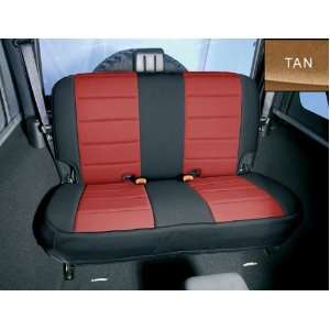   Ridge 13262.04 Black/Tan Custom Neoprene Rear Seat Cover Automotive